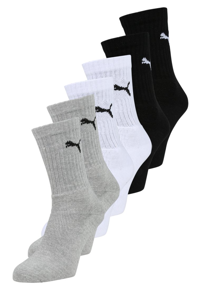 Спортивные носки 6 PACK Puma, цвет black/white/grey