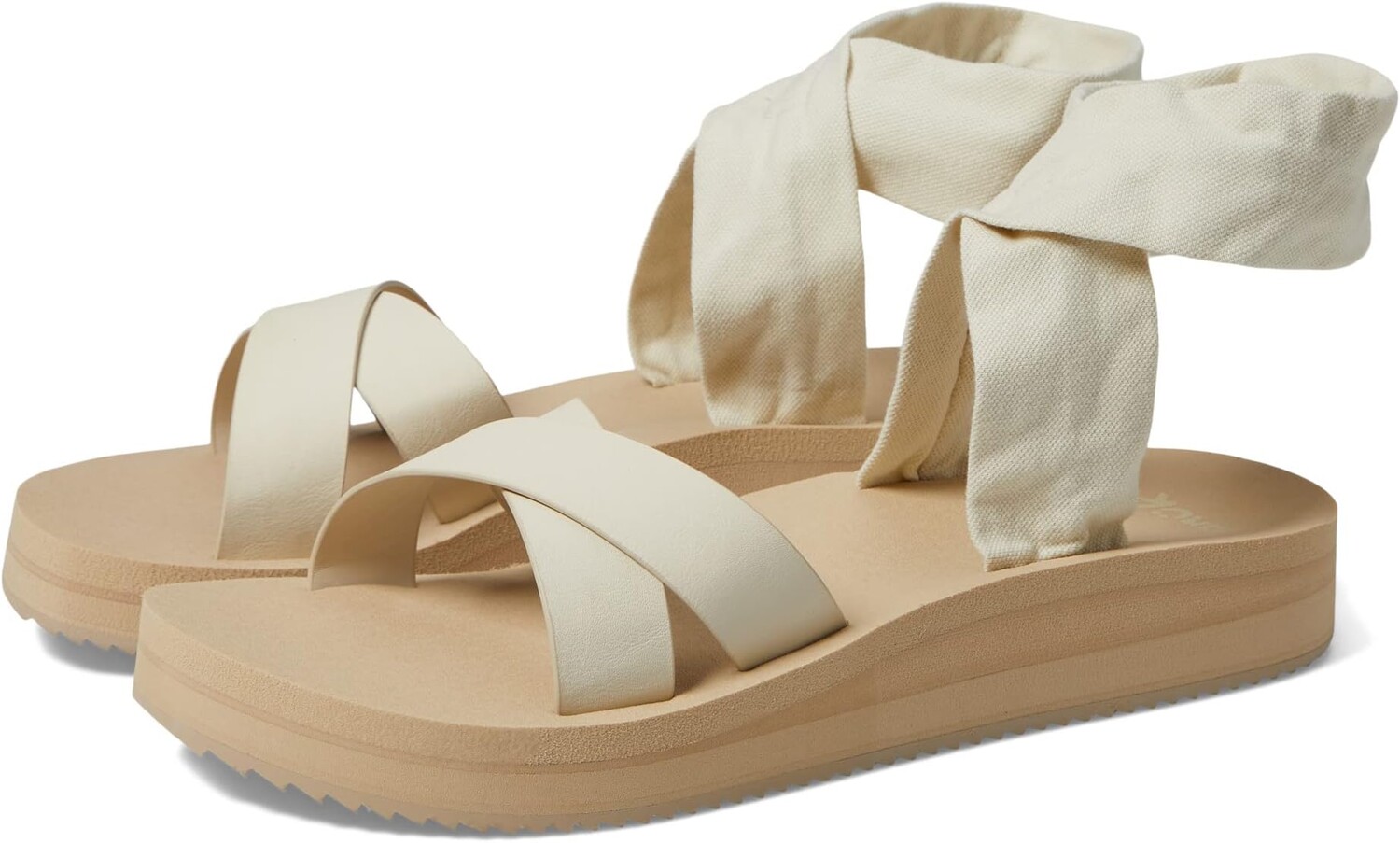 

Сандалии на плоской подошве Highland Sling ST Sanuk, цвет Natural