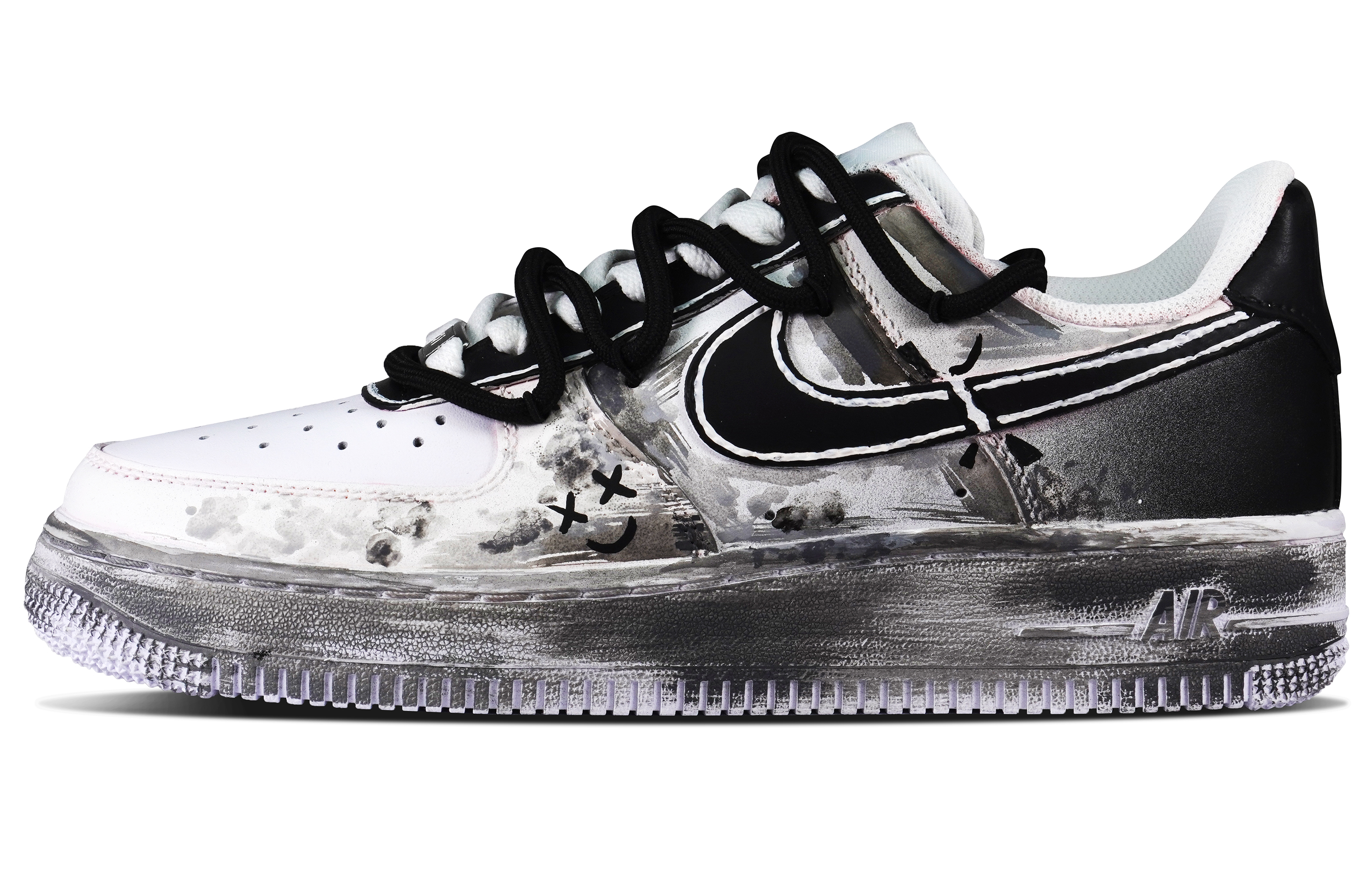 

Мужские кроссовки для скейтбординга Nike Air Force 1, Black