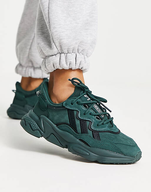 

Зеленые кроссовки adidas Originals Ozweego, Зеленый