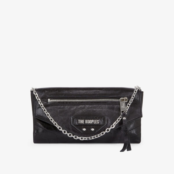 

Маленькая кожаная сумка Jill The Kooples, черный