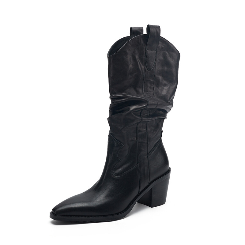 

Ботильоны женские Amazing Cure, цвет Black Fleece-lined