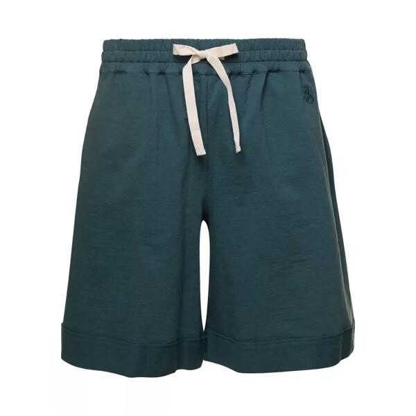 

Шорты petrol shorts with drawstring in stretch cot Jil Sander, зеленый