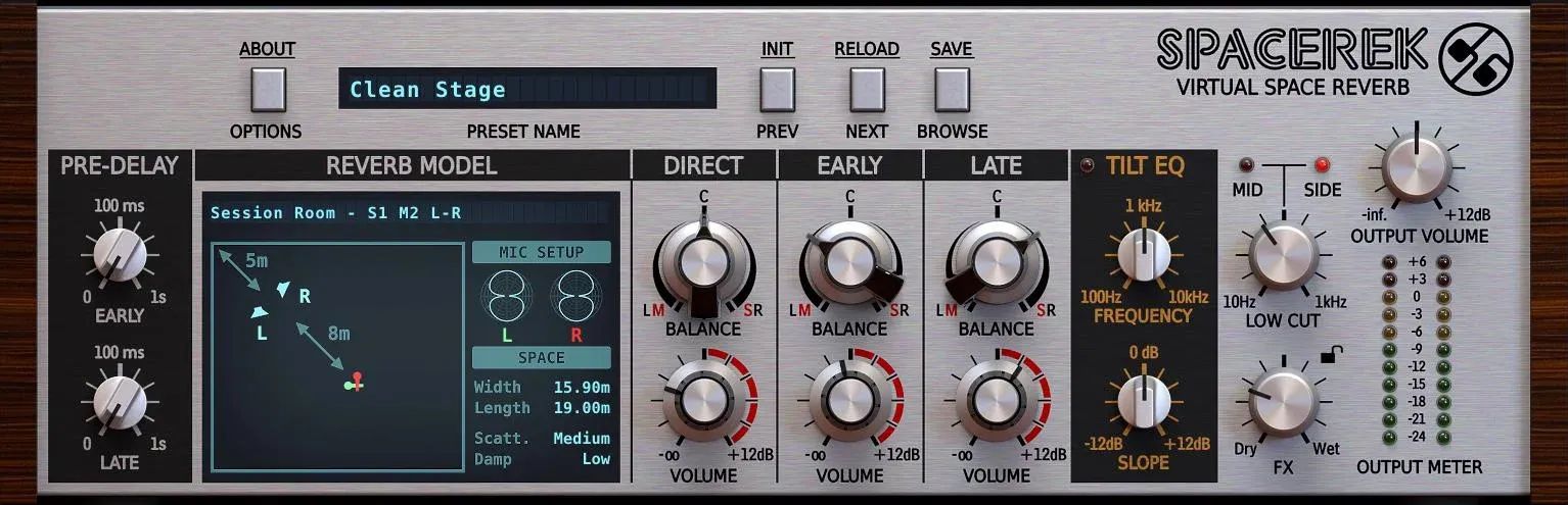 Decimort 2. D16 Group - spacerek. D16 Group VST. D16 Group Audio software. VST Космическая реверберация.