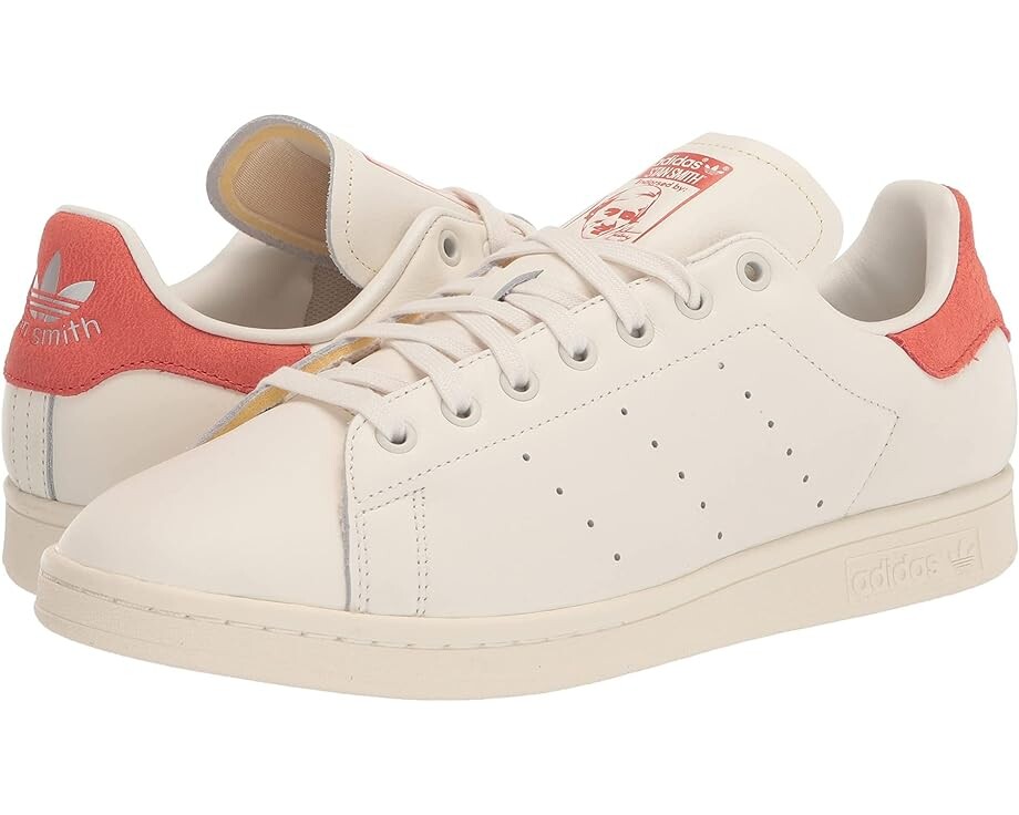 Кроссовки Adidas Stan Smith, цвет White/Off-White/Preloved Red кроссовки flamingos life classic 70s unisex off white red ecru