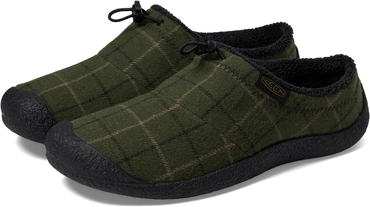

Тапочки Howser III Slide KEEN, цвет Dark Olive Plaid