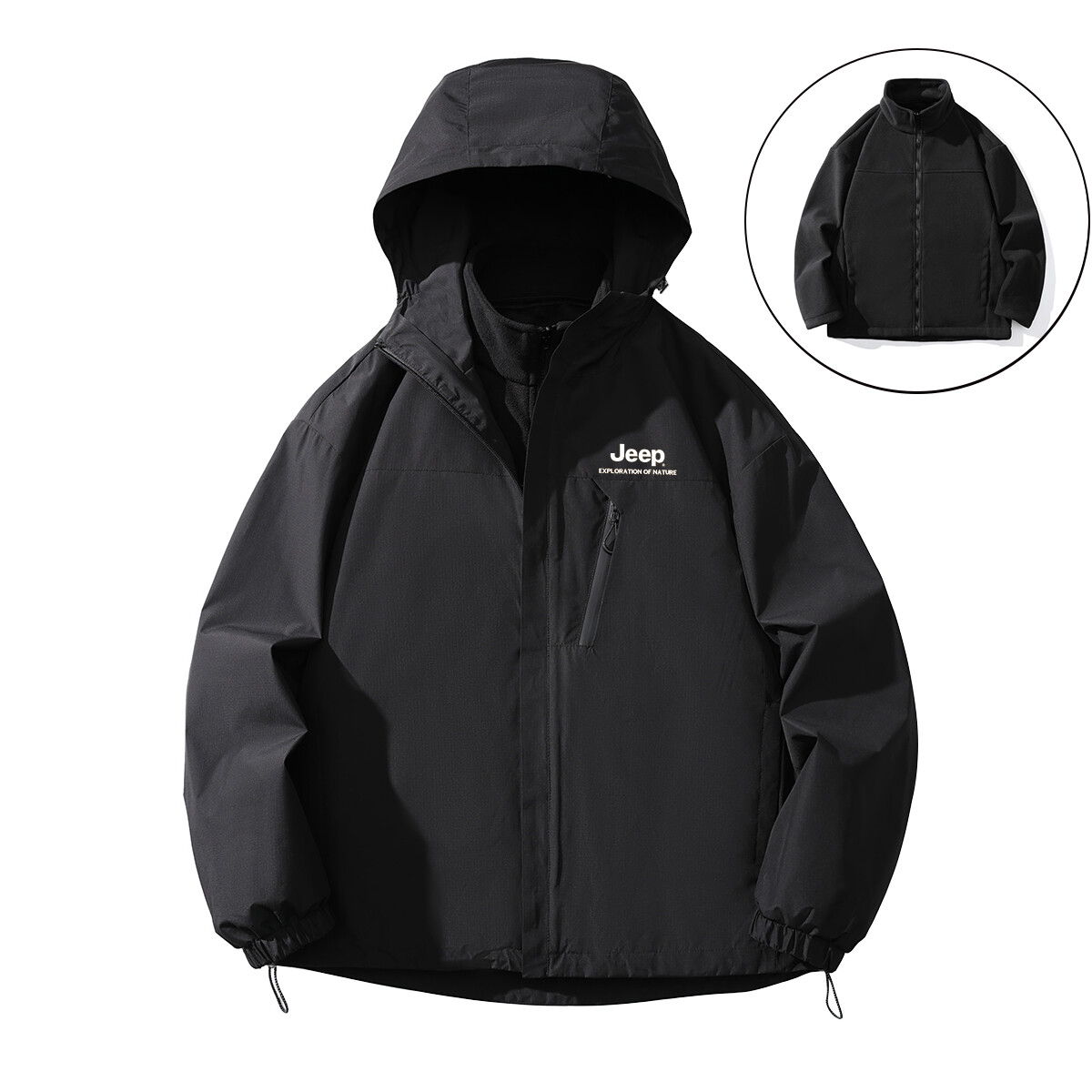 

Куртка Wrangler унисекс Jeep, цвет Zhi Quan Red (3-in-1/Removable Inner Jacket)