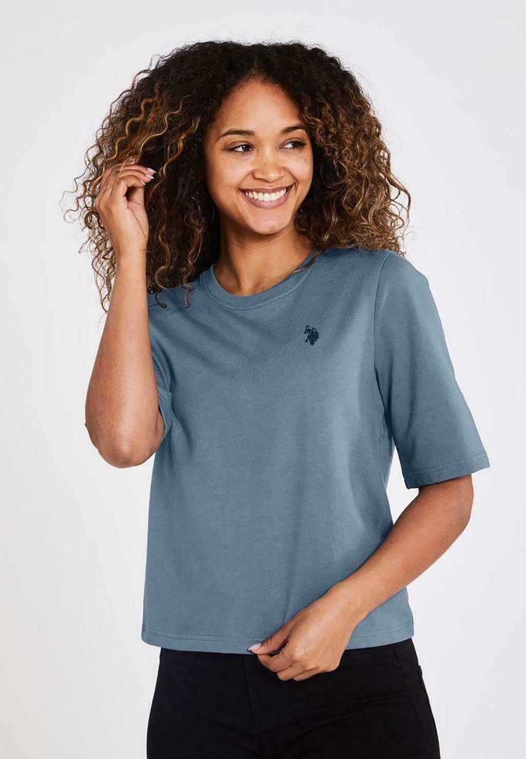 

Базовая футболка U.S. Polo Assn., синий