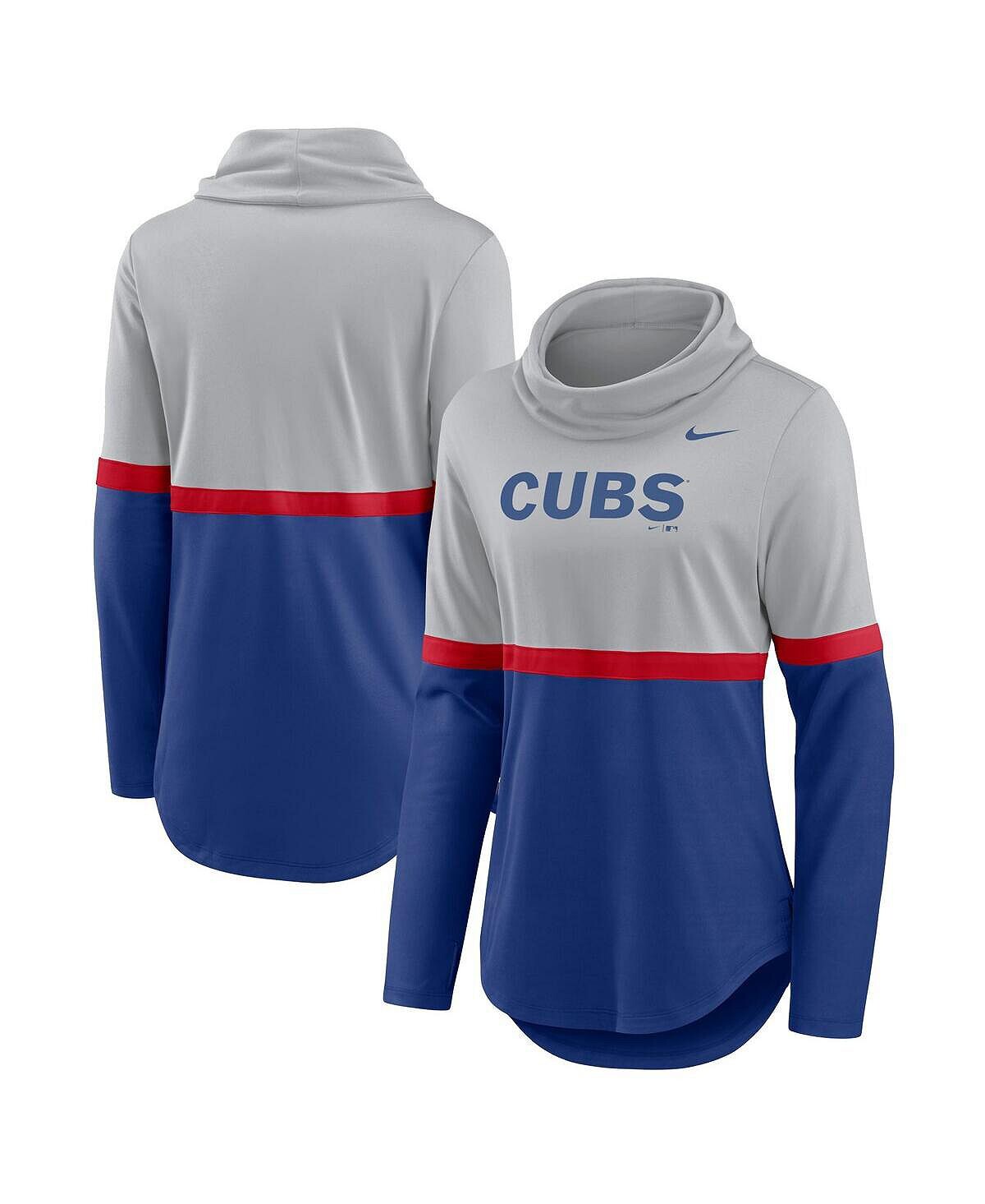 

Женский модный пуловер с надписью Chicago Cubs Club Royal и Red Nike