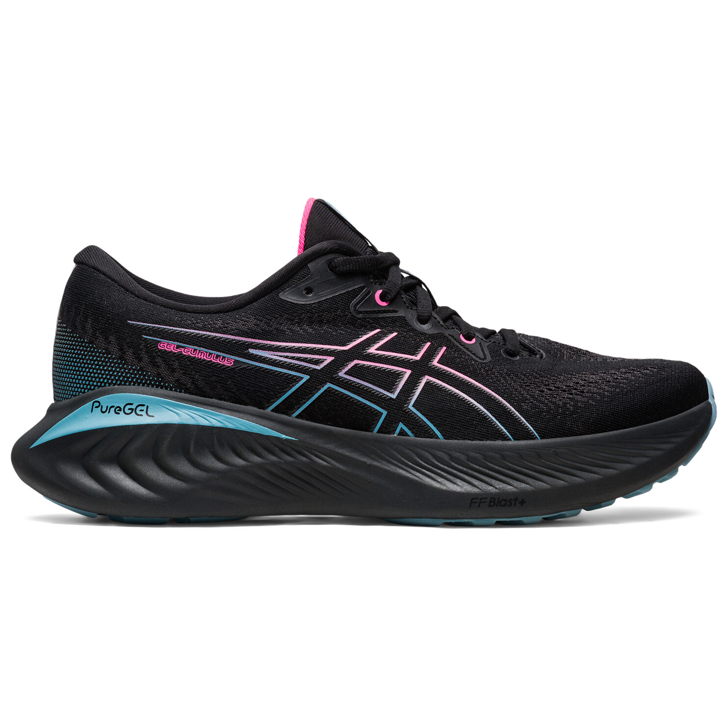 Беговая обувь Asics Women's Gel Cumulus 25 GTX, цвет Black/Hot Pink кроссовки gel cumulus 24 gtx asics черный