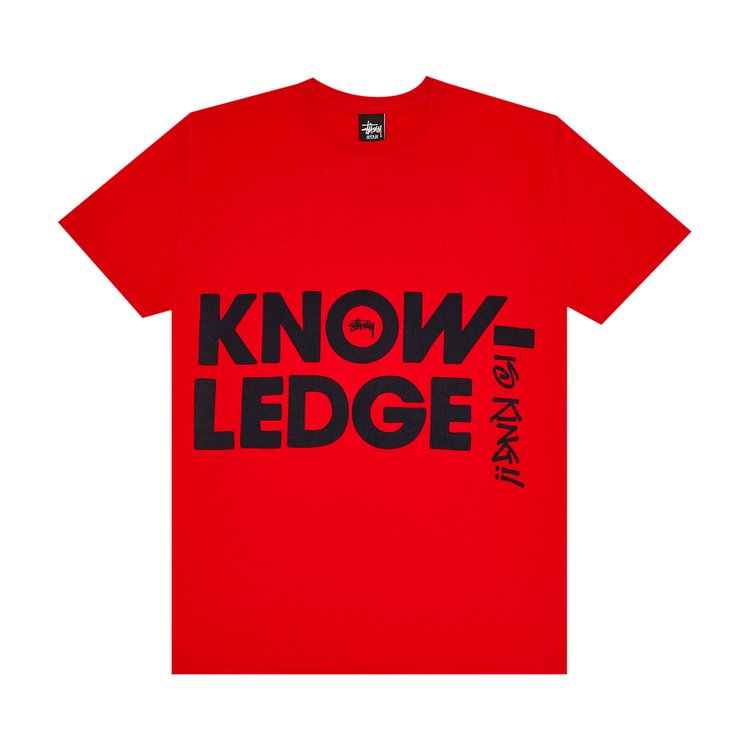 

Футболка Stussy Big Knowledge 'Red', красный