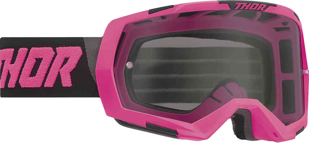 Полковые очки для мотокросса Thor, розовый/черный