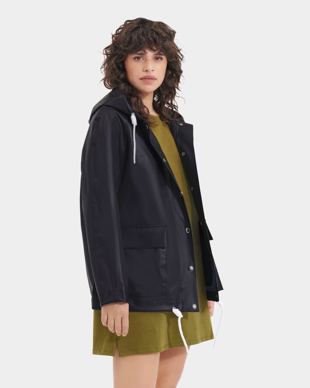 

Дождевик Hutton Rain Jacket UGG, черный