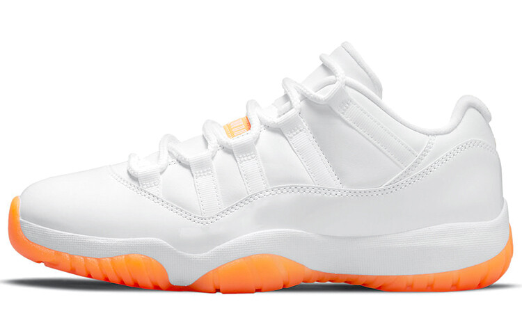 

Женские кроссовки Air Jordan 11 Retro Low Bright Citrus, белые/оранжевые