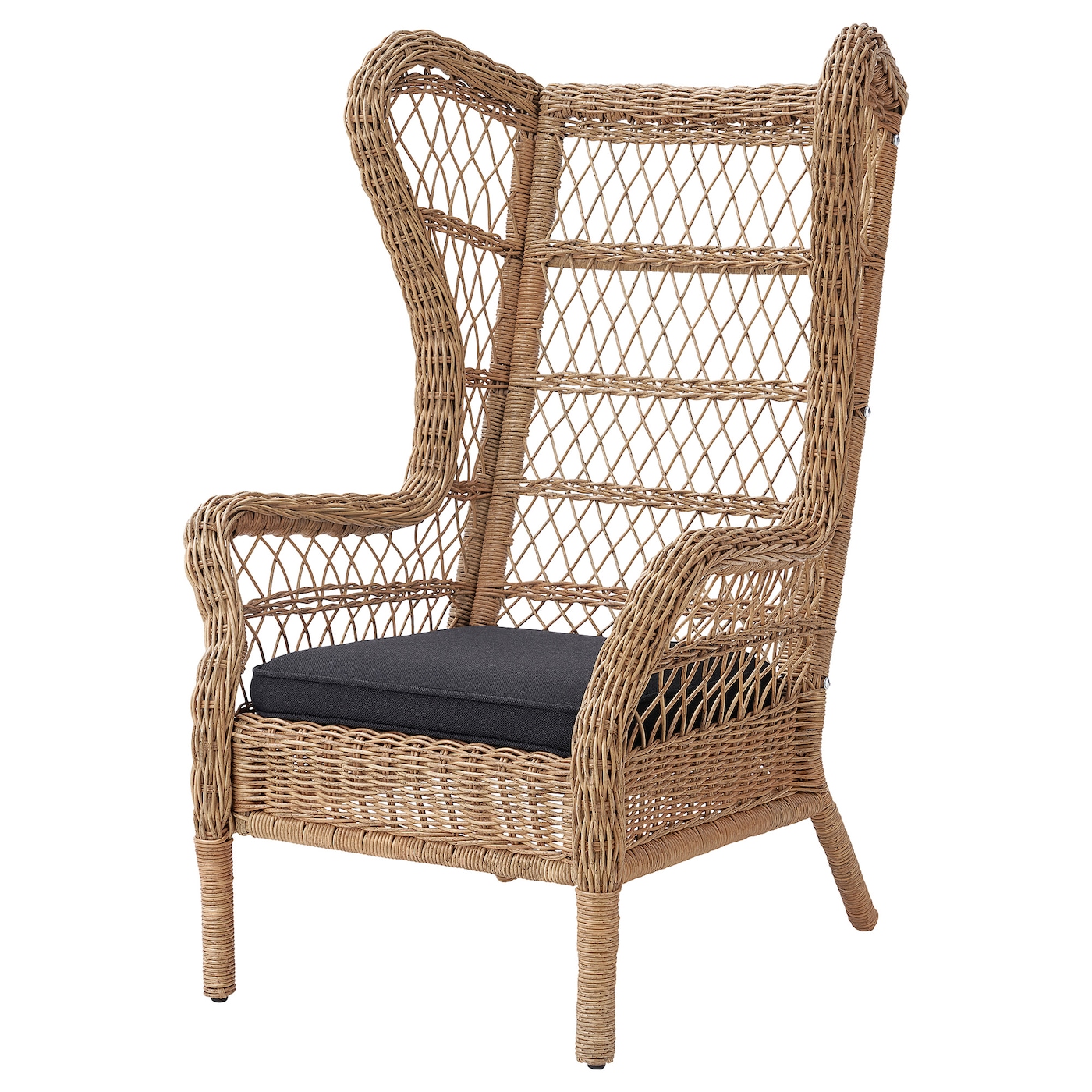 РИСХОЛЬМЕН Кресло, для внутреннего и наружного применения, Ярпён/ДУвхольмен антрацит RISHOLMEN IKEA