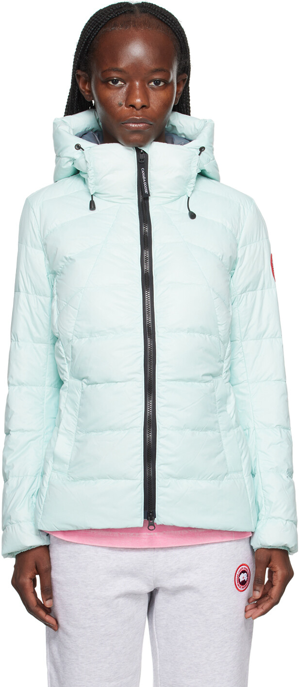 

Синий пуховик Canada Goose Abbott