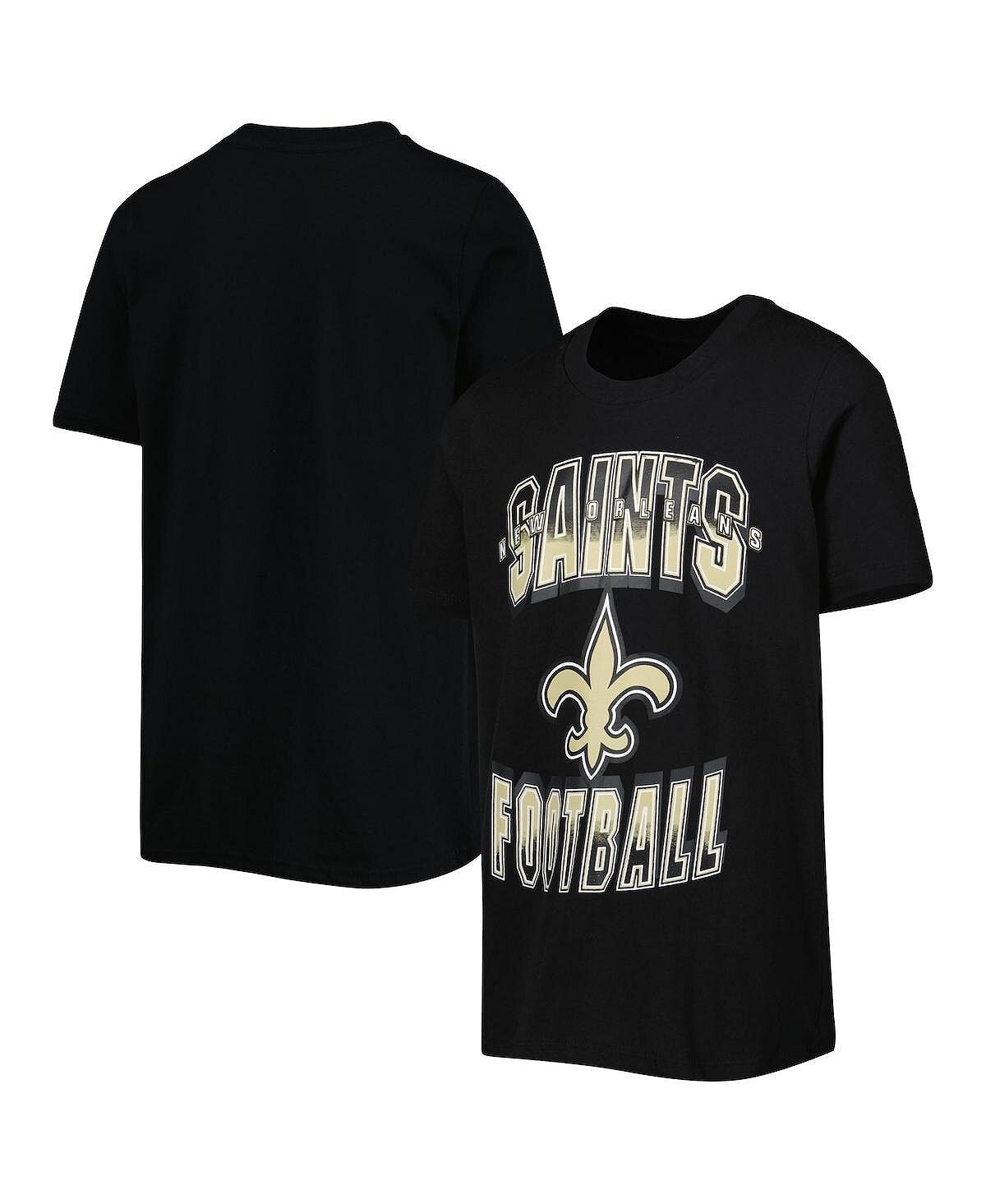 

Черная футболка Big Boys New Orleans Saints Forward Progress Outerstuff