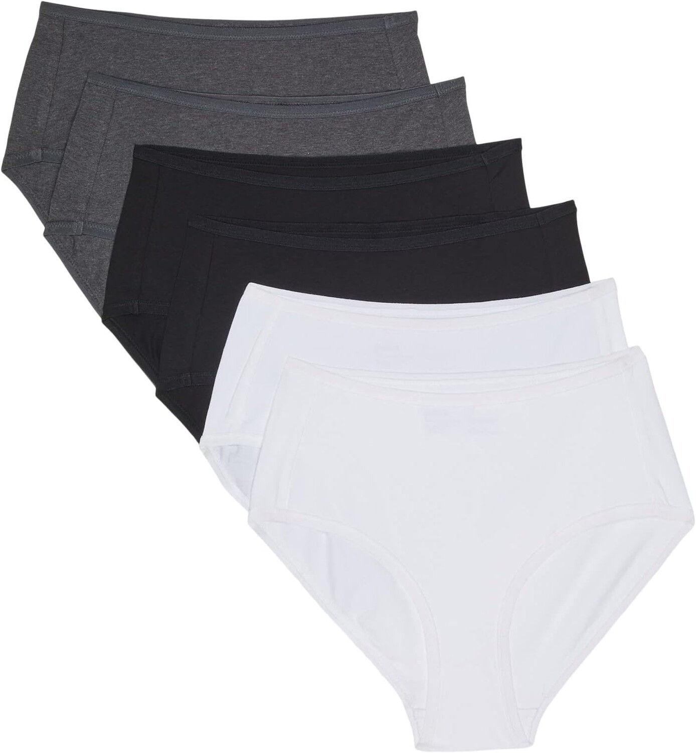 

Трусы PACT High Cut Brief 6-Pack, цвет Charcoal Basics
