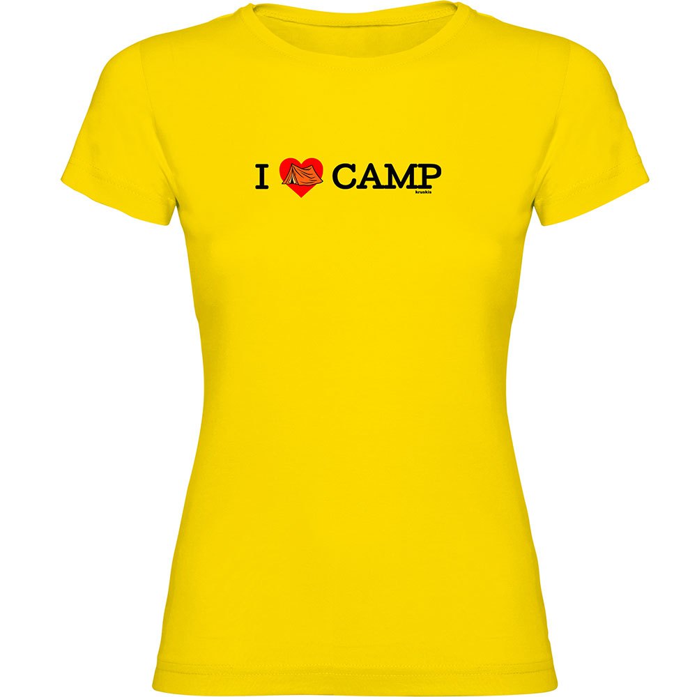 

Футболка Kruskis I Love Camp, желтый