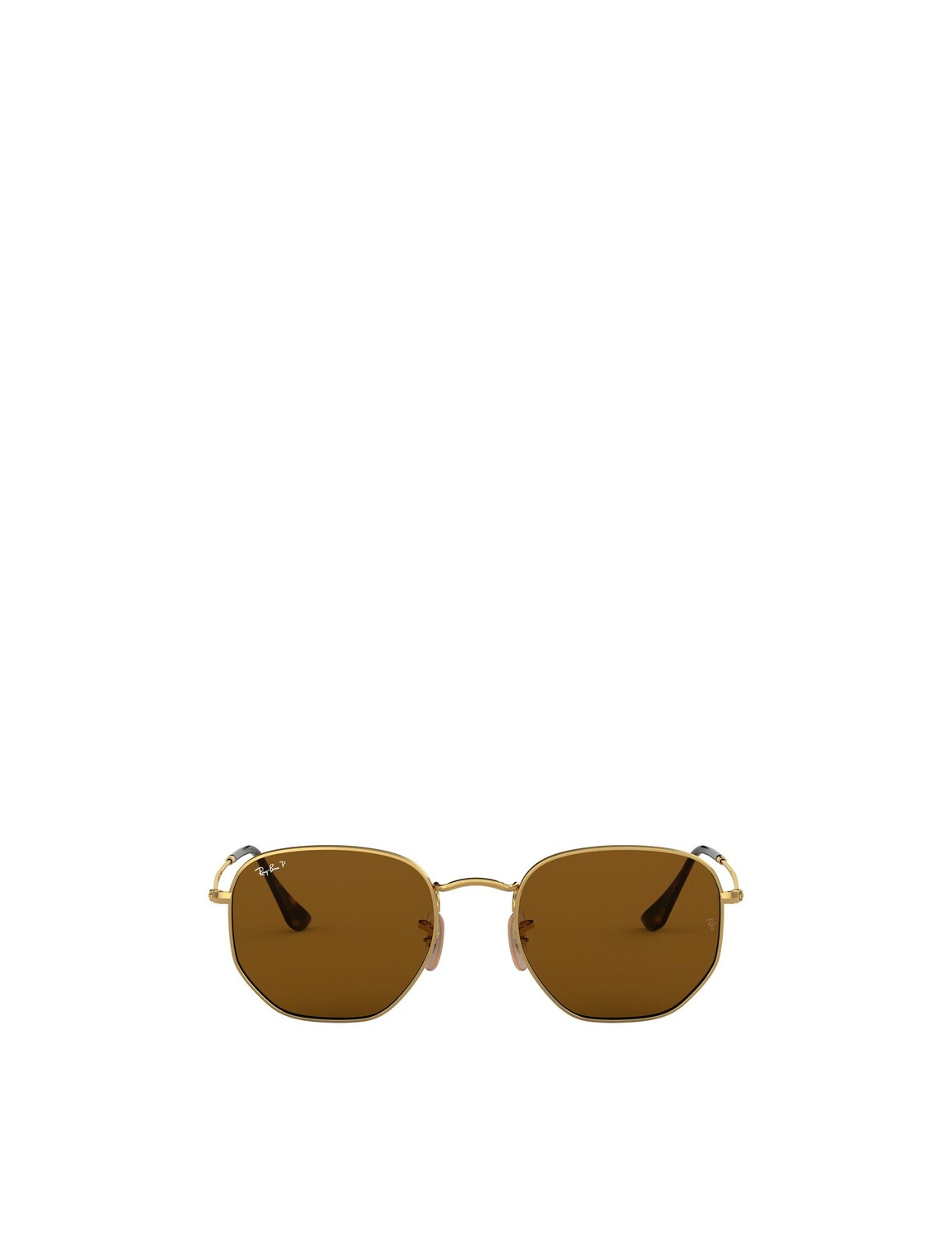 

Солнцезащитные очки с шестиугольными плоскими линзами Ray-Ban, цвет Gold/Brown
