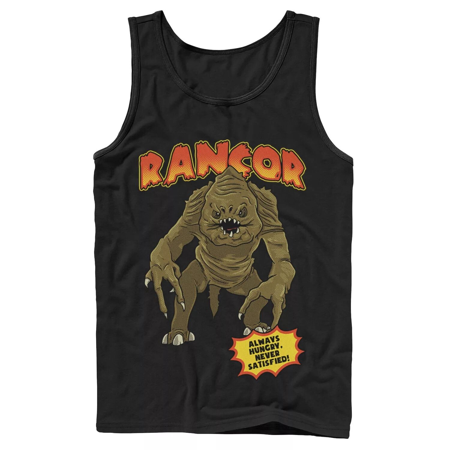 

Мужская майка Star Wars Rancor Always Hungry Never Satisfied Licensed Character