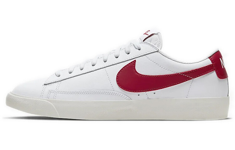 

Унисекс низкие кроссовки Nike Blazer для скейтбординга Белый/Красный университетский