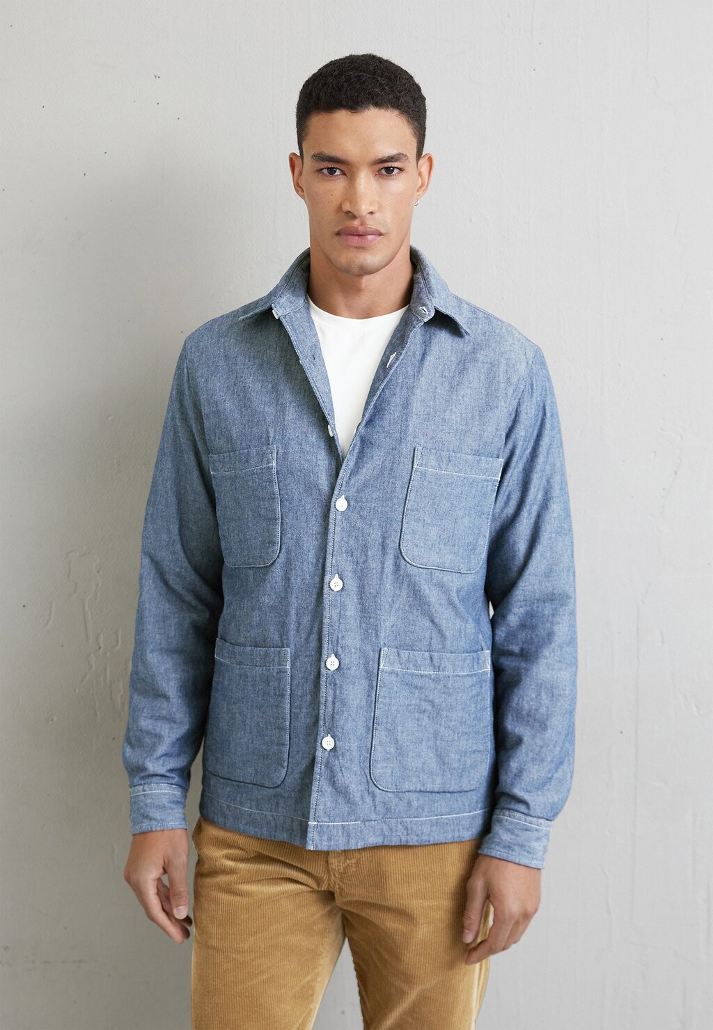 

Джинсовая куртка ASPESI РУБАШКА ИНСТРУМЕНТ, цвет denim