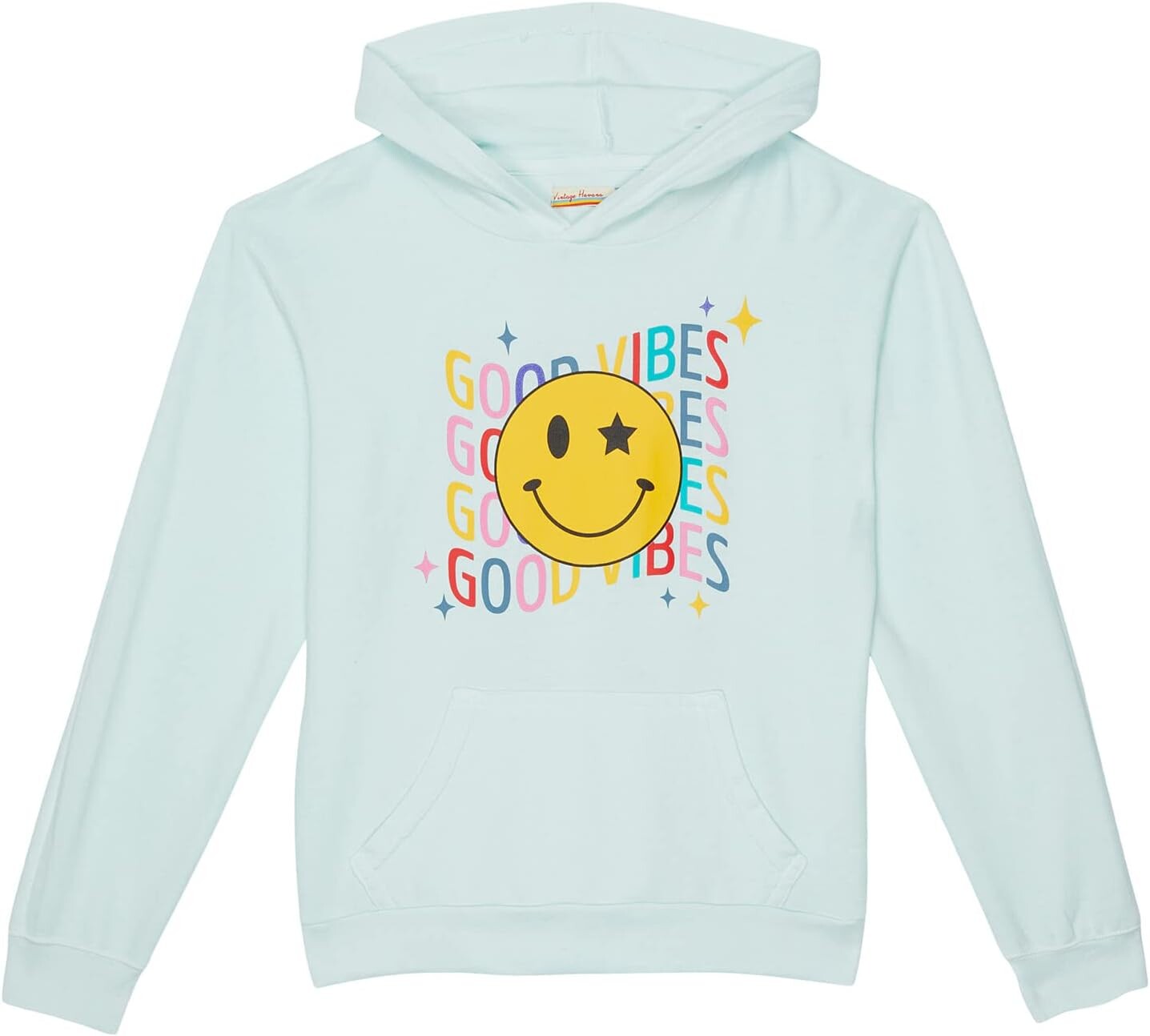 

Худи Vintage Havana Kids French Terry Hoodie, цвет Cabana Blue