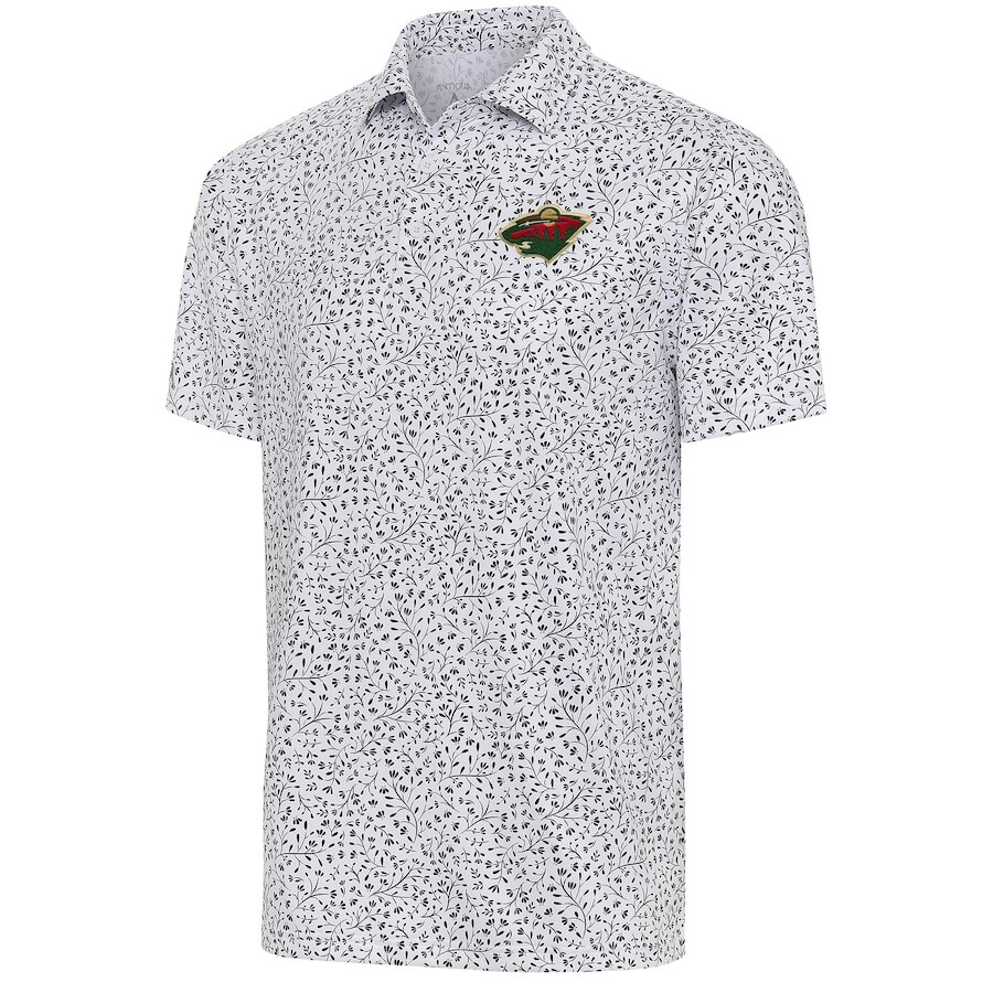 

Поло с коротким рукавом Antigua Minnesota Wild, белый