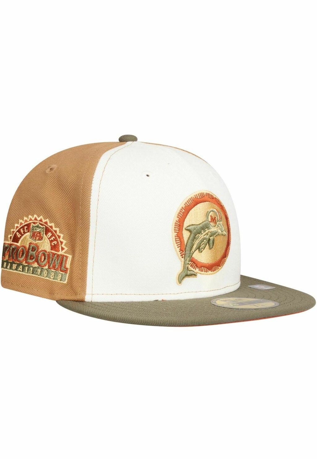 

Бейсболка 59FIFTY THROWBACK MIAMI DOLPHINS New Era, цвет beige