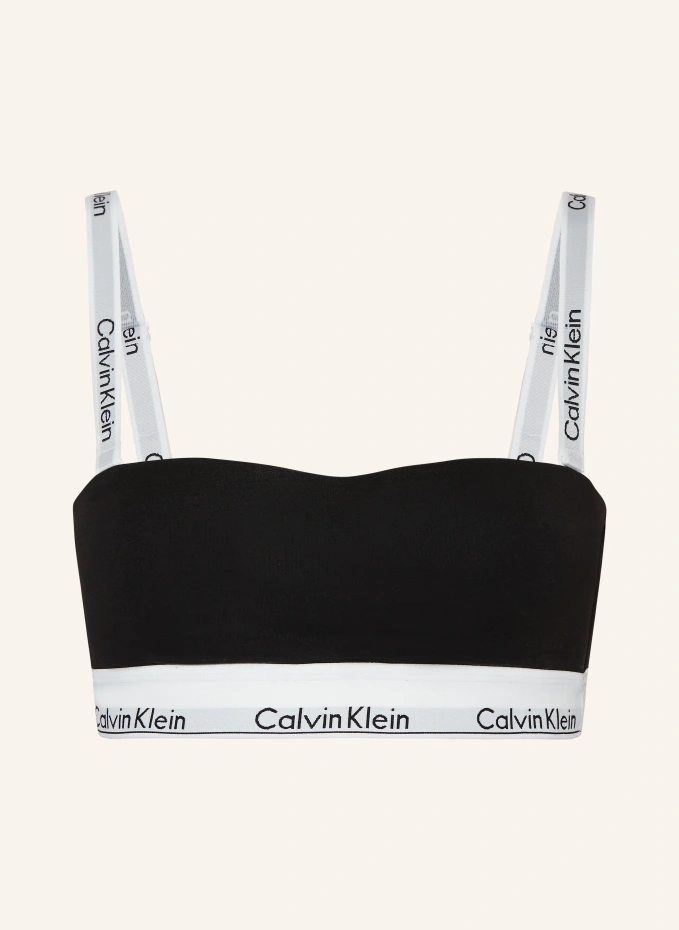 Бюстгальтер-бандо modern cotton Calvin Klein, черный