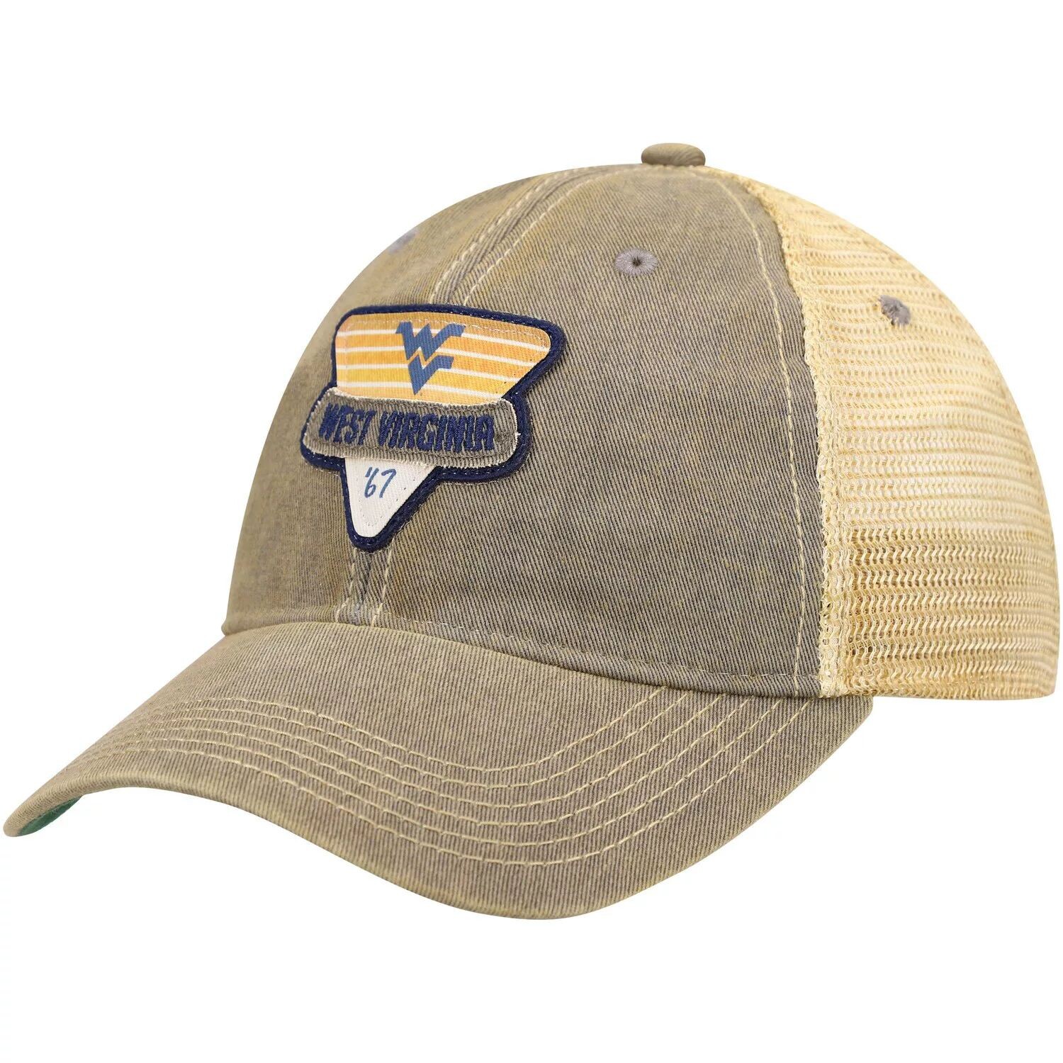 

Мужская серая кепка West Virginia Mountaineers Legacy Point Old Favorite Trucker Snapback