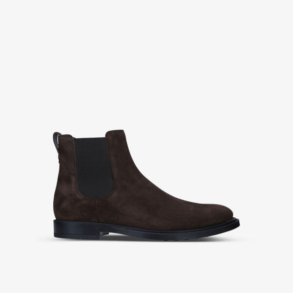 

Замшевые ботинки челси Stivaletto Tods, коричневый