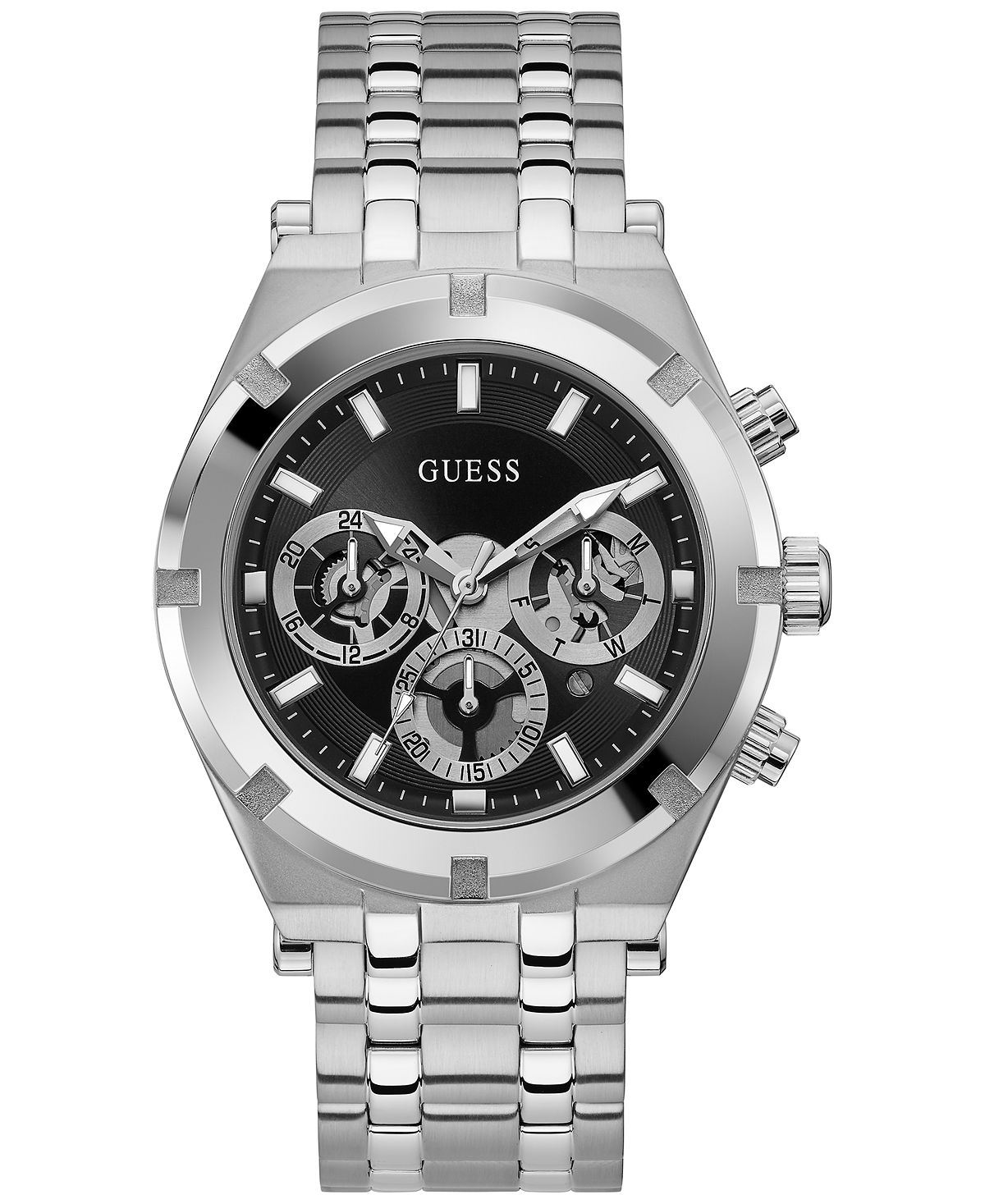 

Мужские часы-браслет из нержавеющей стали 44 мм GUESS