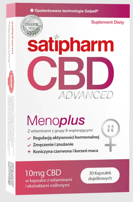 

Satipharm CBD Advanced Menoplus Масляные капсулы CBD, 30 op.