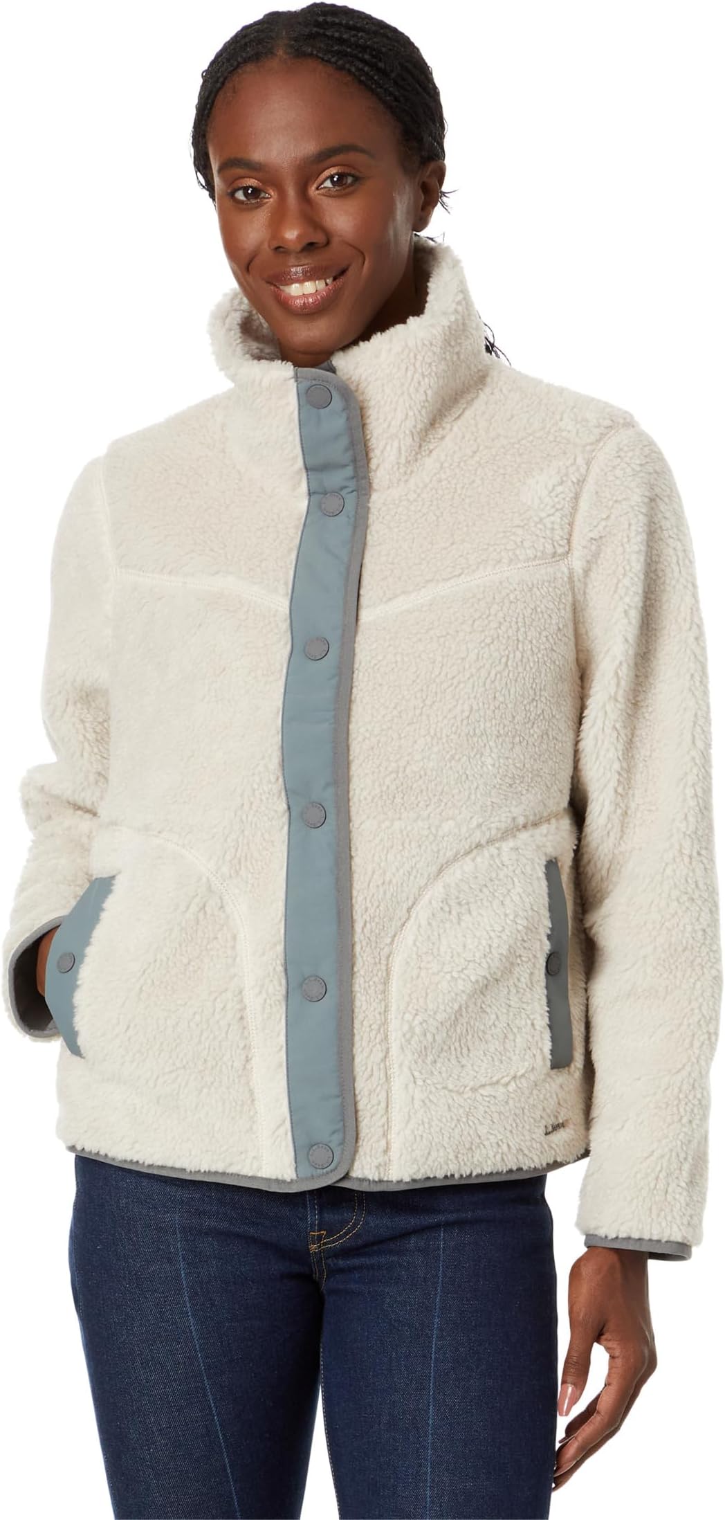 Куртка Petite Bean's Sherpa Fleece Jacket L.L.Bean, цвет Soapstone