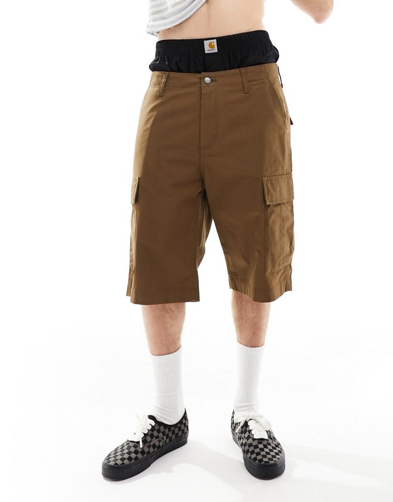 

Коричневые шорты карго Regular Carhartt WIP