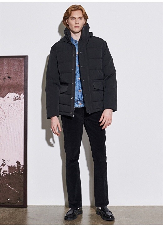 

Черное мужское пальто Wrangler, Черный