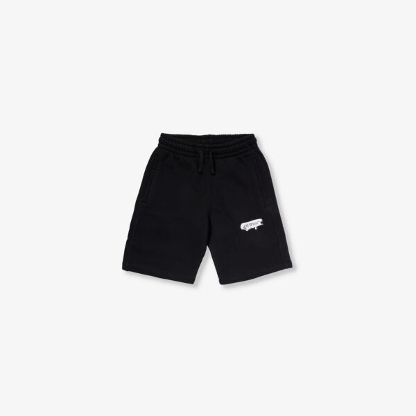 

Шорты из хлопкового трикотажа с графичным рисунком 4-12 лет Off-White, черный