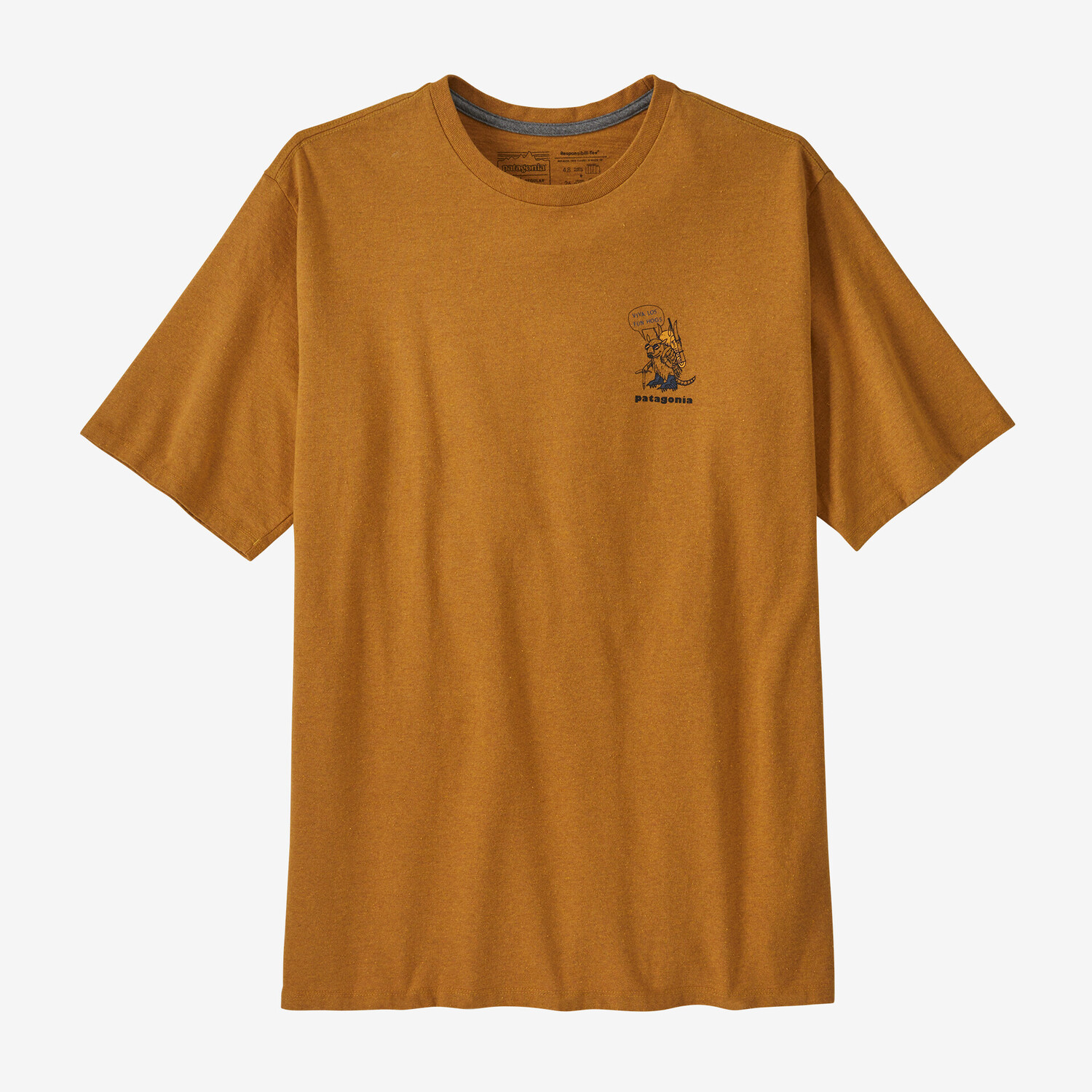 

Мужская футболка Responsibili 50 лет Patagonia, цвет Fun Hogs: Dried Mango