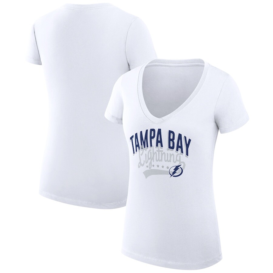 

Футболка с коротким рукавом G-III 4Her by Carl Banks Tampa Bay Lightning, белый