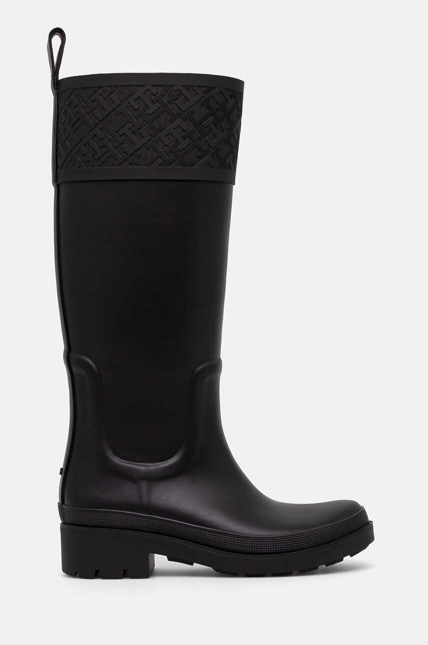 

Резиновые сапоги Tommy Hilfiger RUBBER LONG BOOT MONOGRAM, черный