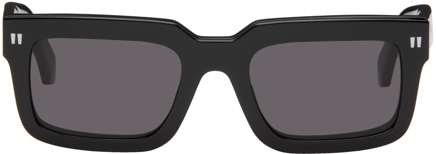 солнцезащитные очки серый черный Черные солнцезащитные очки на клипсе Off-White, цвет Black/Dark grey