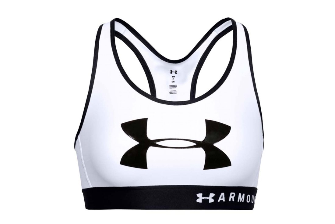 

Бюстгальтер Under Armour Mid Keyhole Graphic, белый