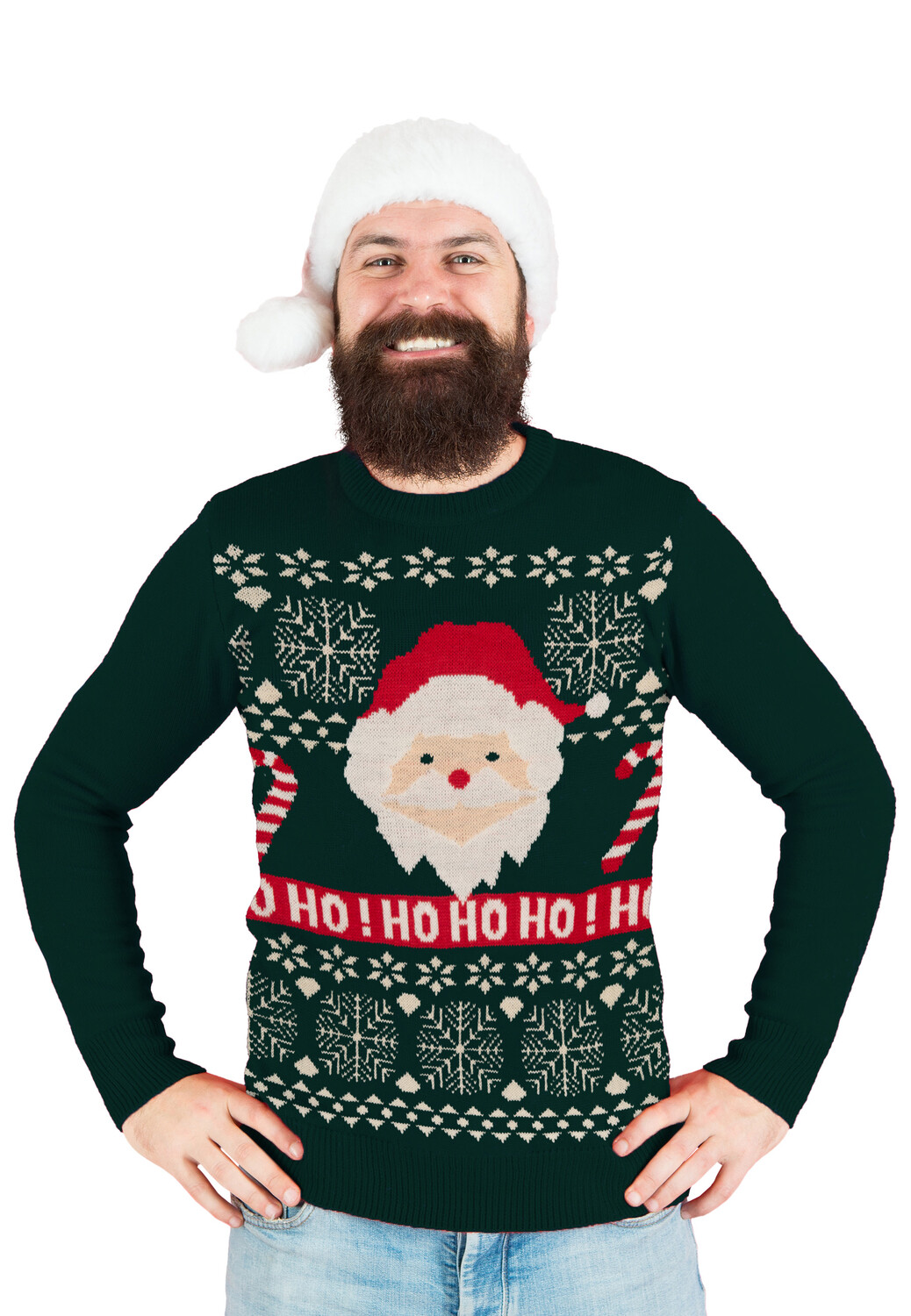 

Пуловер United Labels Weihnachts Weihnachtsmann, зеленый