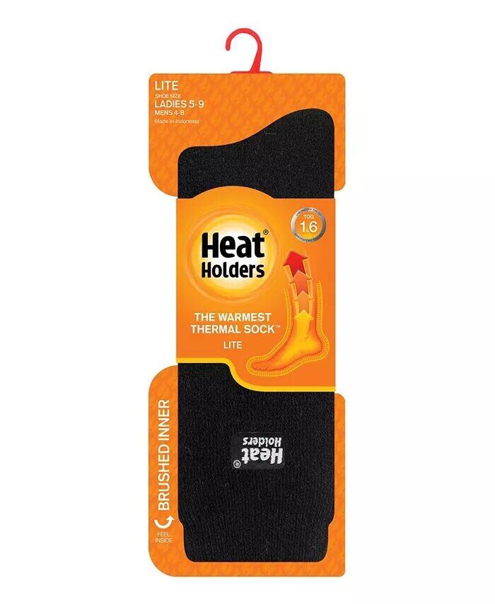 

Женские однотонные термоноски Lite Lite Heat Holders, черный