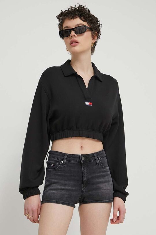 

Толстовка с капюшоном Tommy Jeans, черный