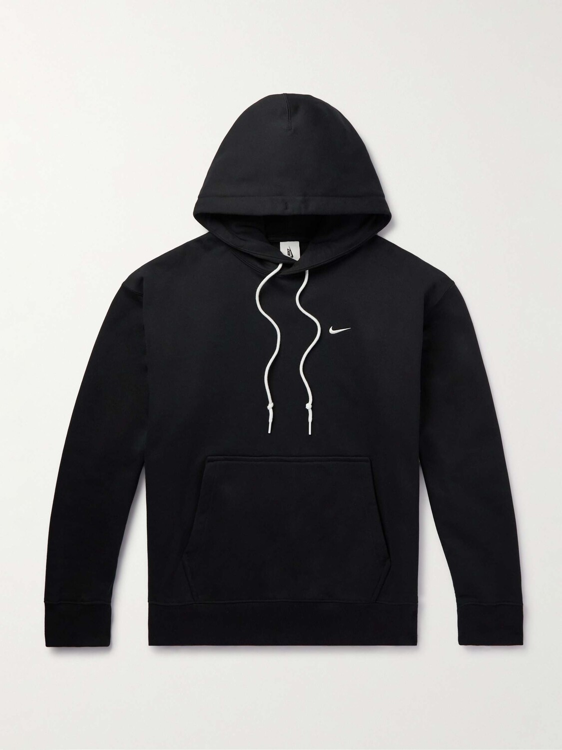 

Худи из смесового хлопкового джерси с вышитым логотипом NIKE, черный