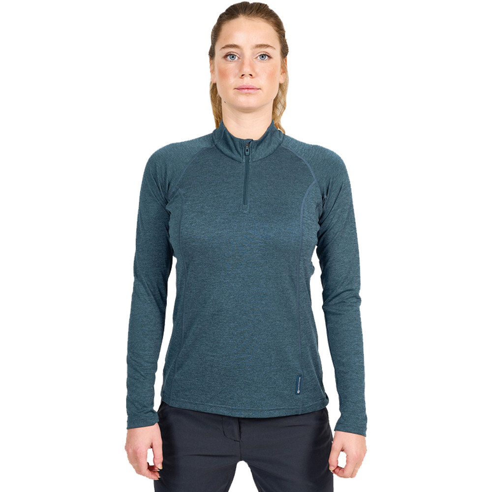 

Спортивный топ Montane Dart Zip Neck, синий