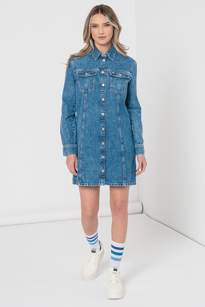 

Платье-Рубашка Aline с вырезами Tommy Jeans, синий